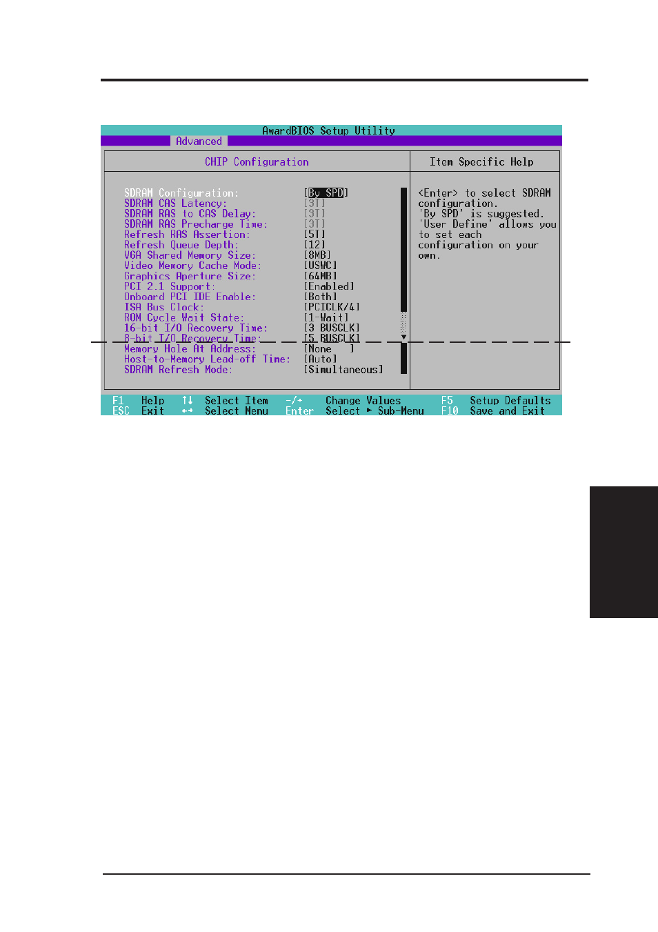 Bios setup, 1 chip configuration | Asus ME-99 User Manual | Page 55 / 104