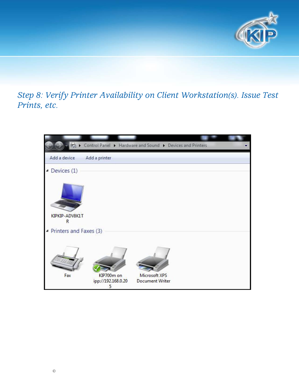 Novell installation and user guide | Konica Minolta KIP 720 User Manual | Page 18 / 20