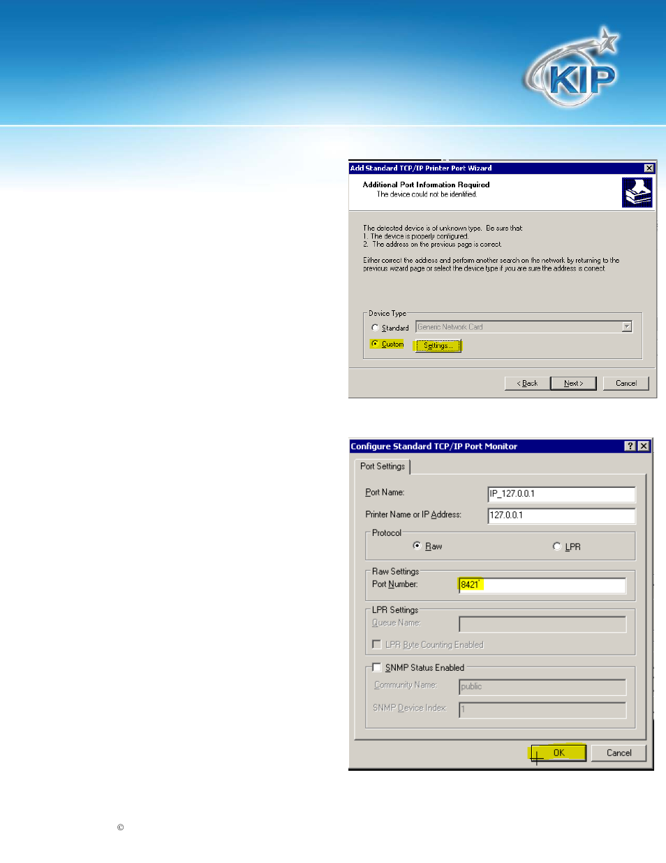 Novell installation and user guide | Konica Minolta KIP 720 User Manual | Page 6 / 20