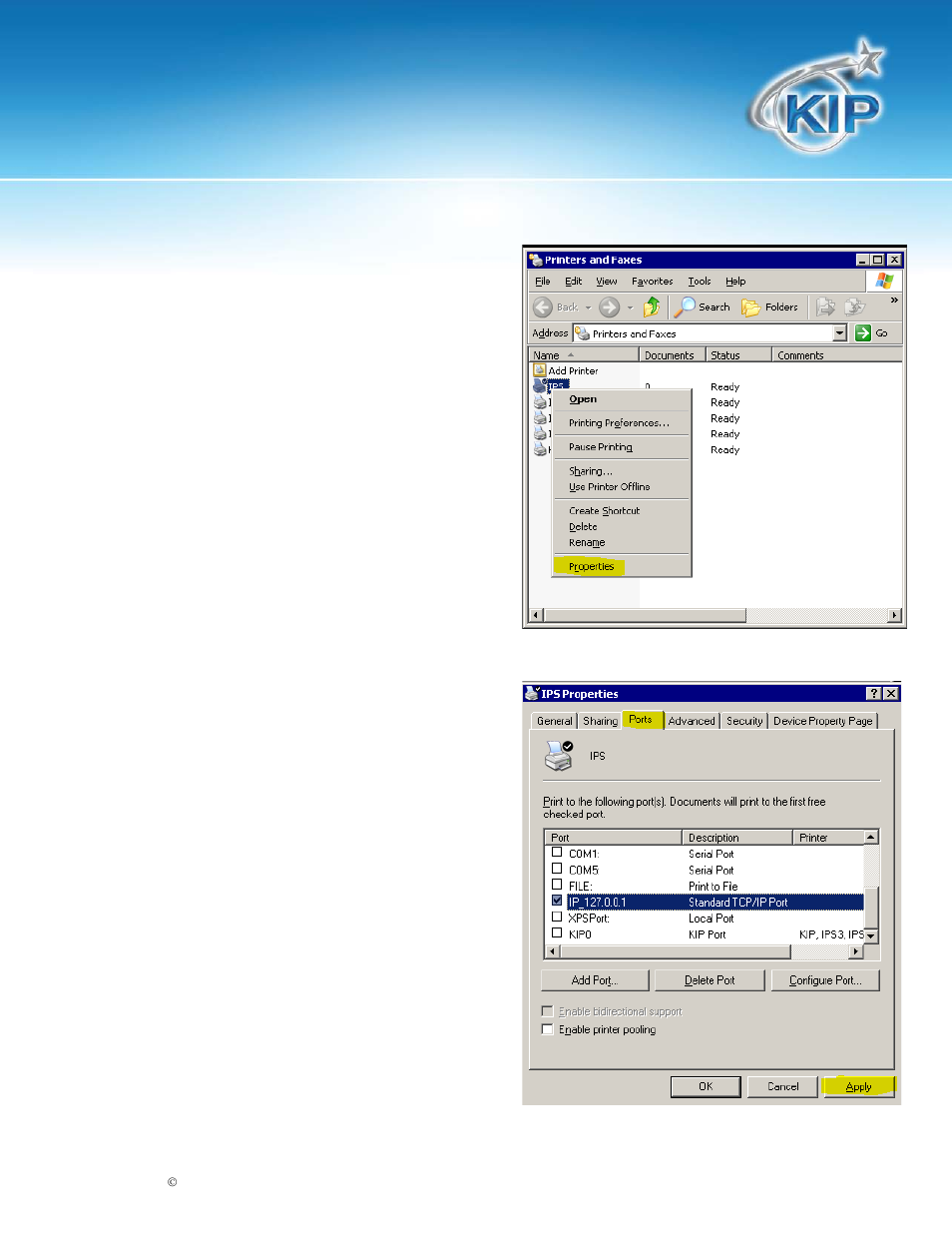 Novell installation and user guide | Konica Minolta KIP 720 User Manual | Page 8 / 20