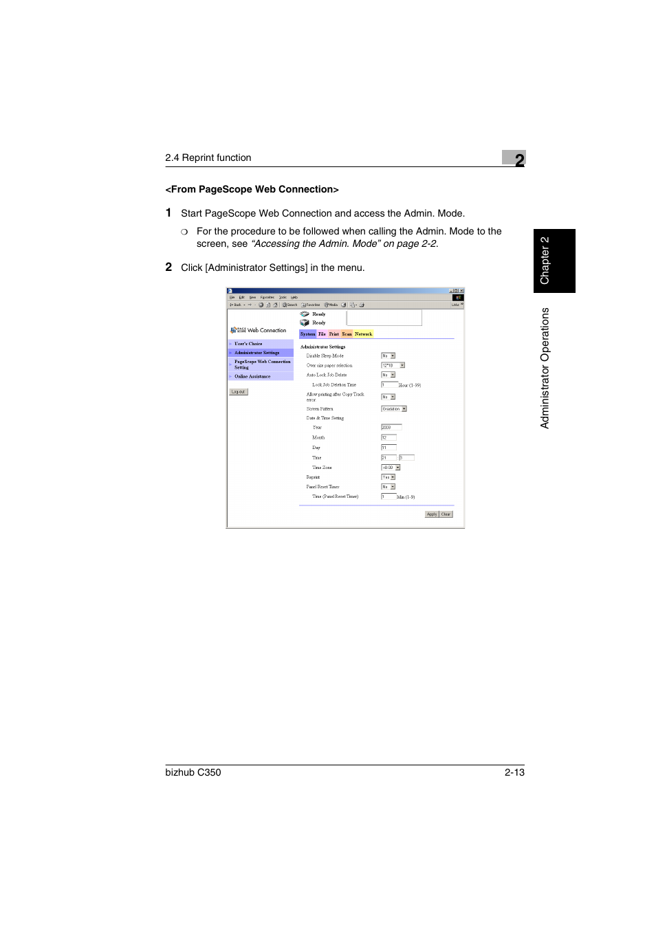 Konica Minolta bizhub C350 User Manual | Page 23 / 87