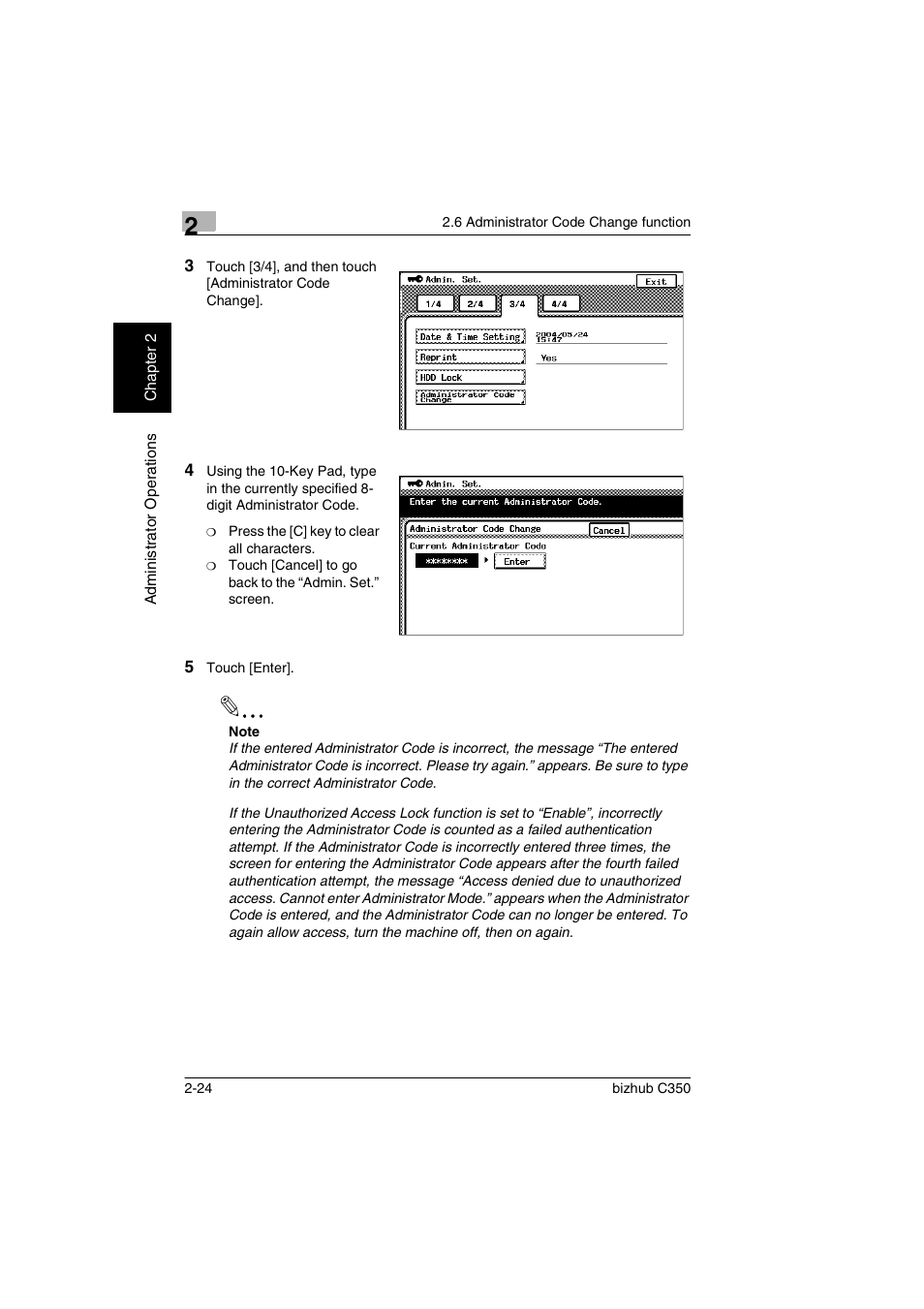 Konica Minolta bizhub C350 User Manual | Page 34 / 87