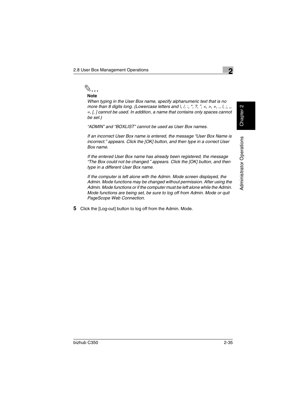 Konica Minolta bizhub C350 User Manual | Page 45 / 87