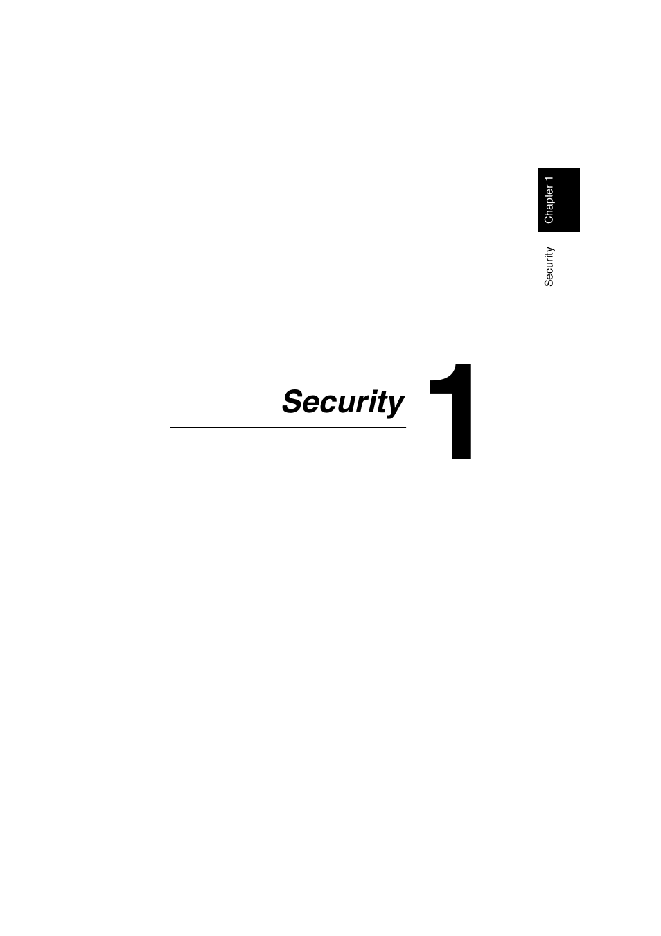 Ch.1 security, Security | Konica Minolta bizhub C350 User Manual | Page 5 / 87