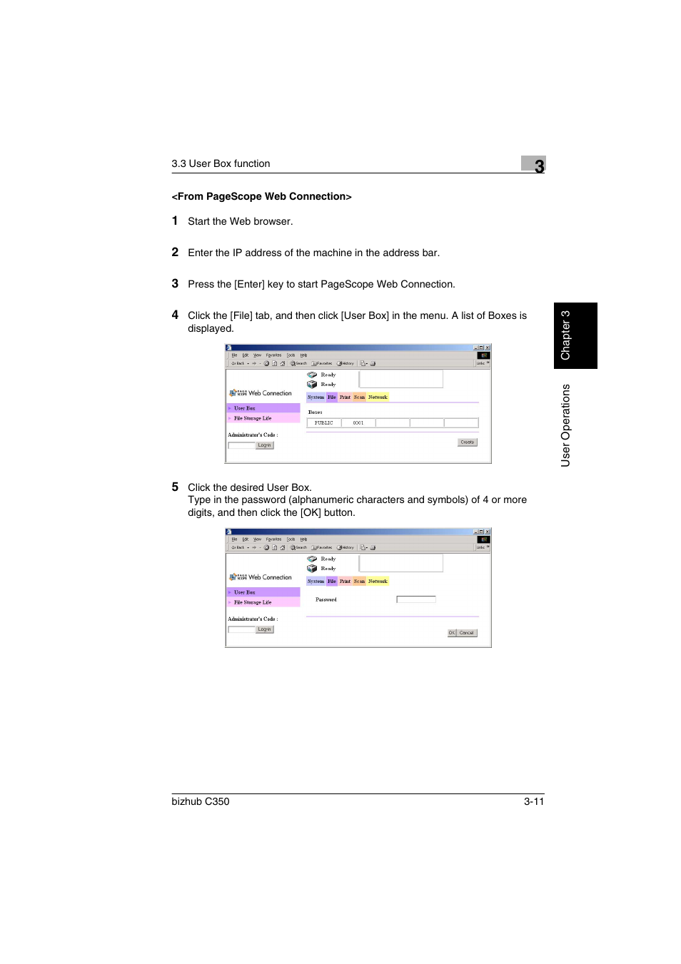 Konica Minolta bizhub C350 User Manual | Page 69 / 87