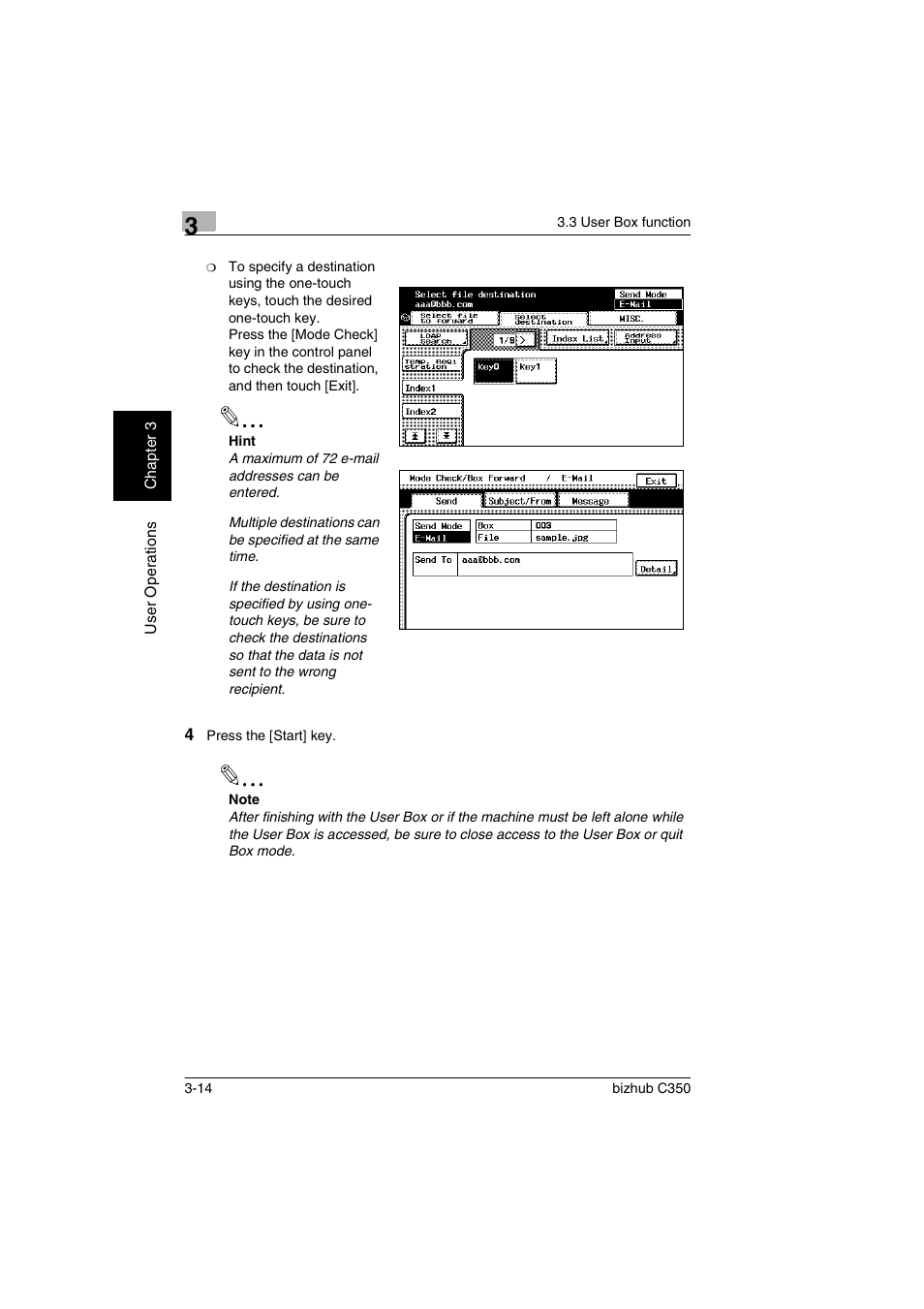 Konica Minolta bizhub C350 User Manual | Page 72 / 87