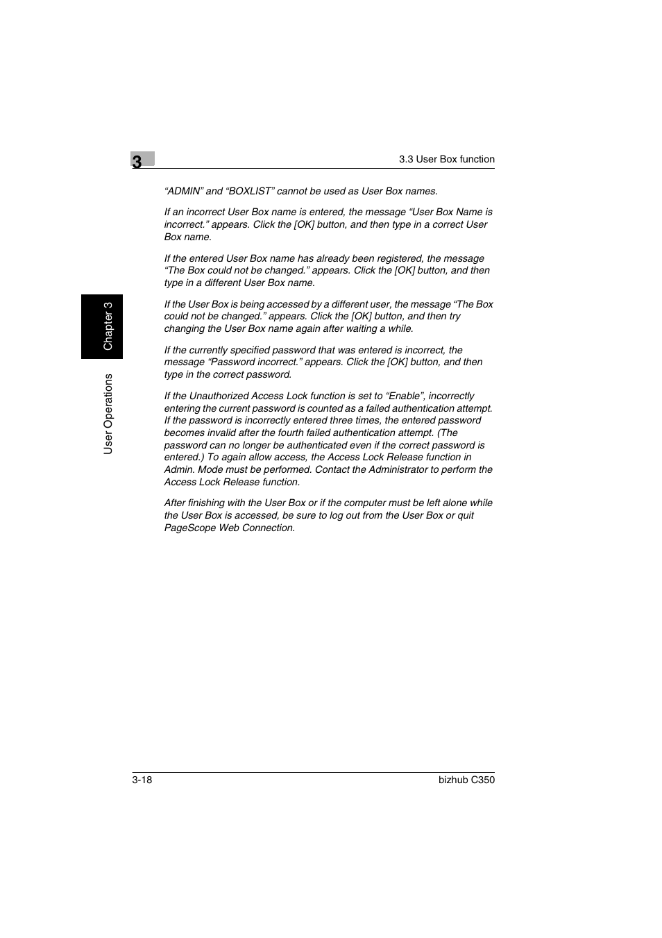 Konica Minolta bizhub C350 User Manual | Page 76 / 87