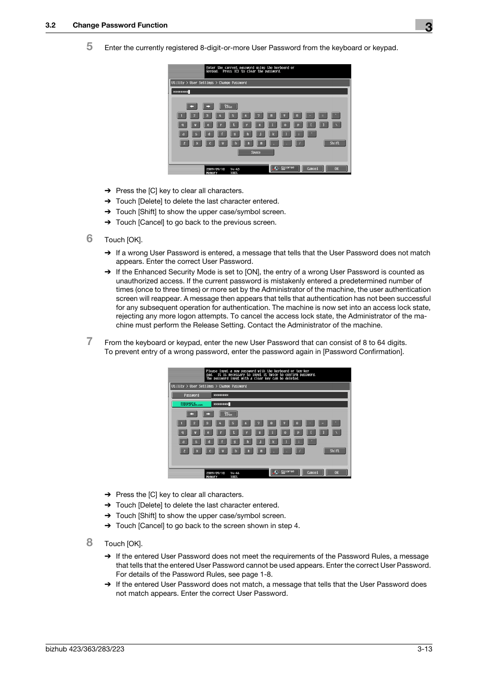 Konica Minolta BIZHUB 223 User Manual | Page 123 / 185