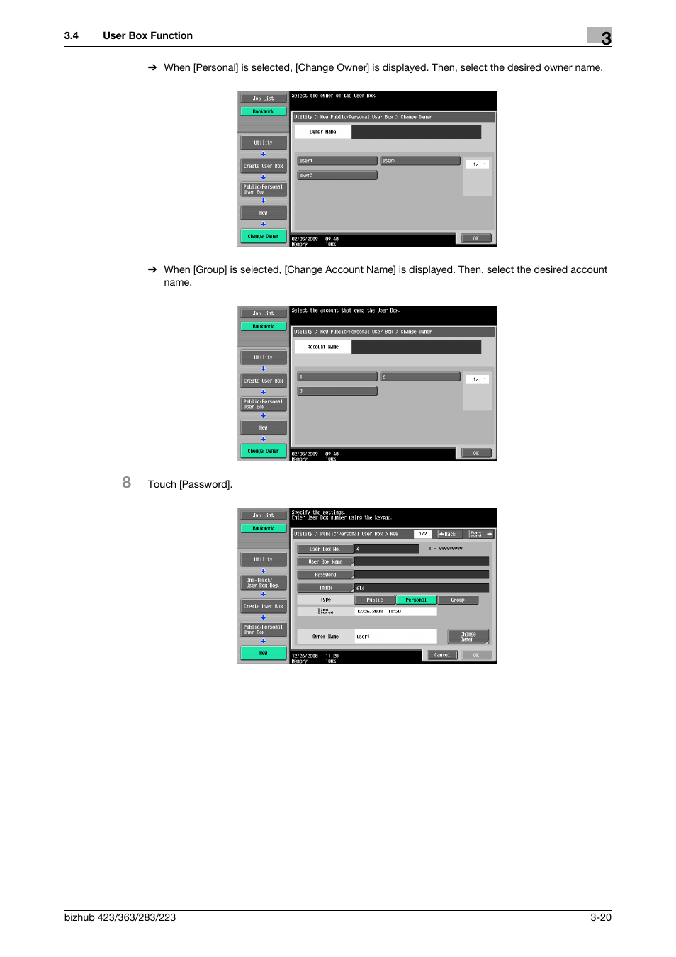 Konica Minolta BIZHUB 223 User Manual | Page 130 / 185