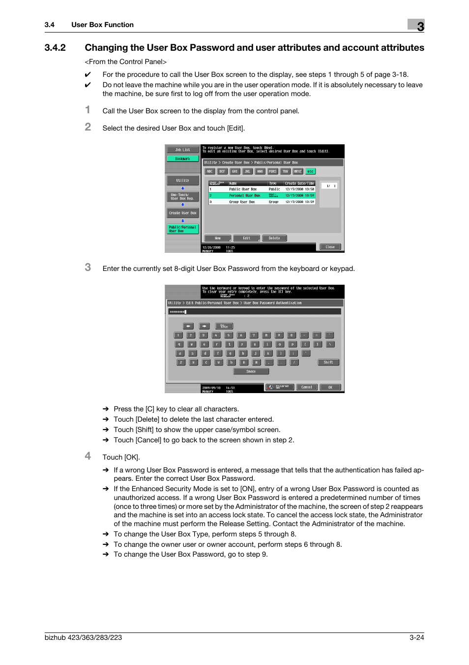 Konica Minolta BIZHUB 223 User Manual | Page 134 / 185