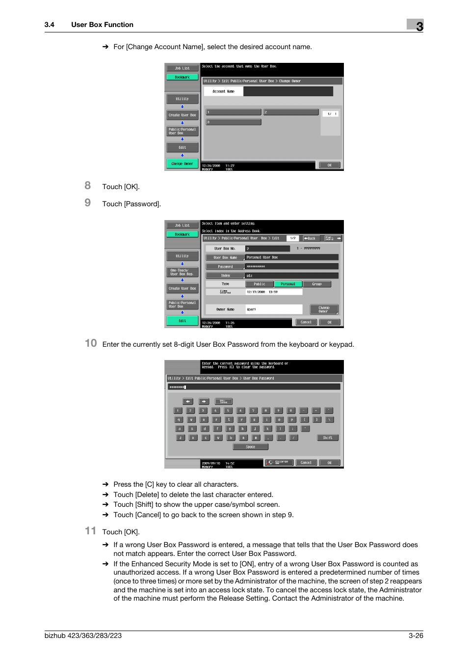 Konica Minolta BIZHUB 223 User Manual | Page 136 / 185