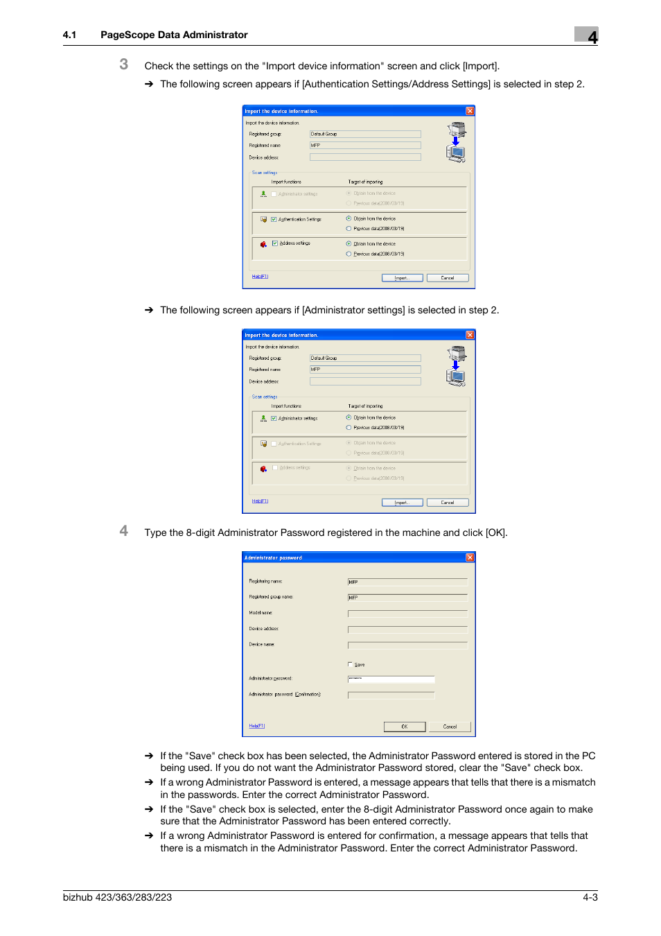 Konica Minolta BIZHUB 223 User Manual | Page 150 / 185