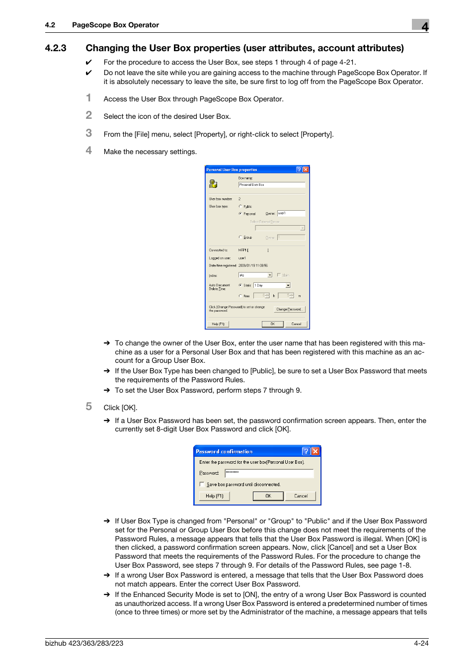 Konica Minolta BIZHUB 223 User Manual | Page 171 / 185