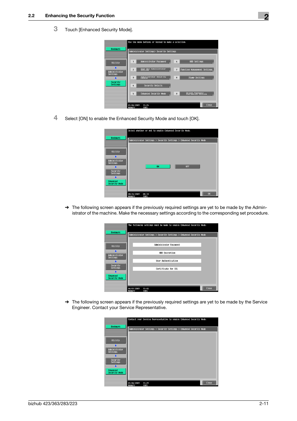 Konica Minolta BIZHUB 223 User Manual | Page 26 / 185