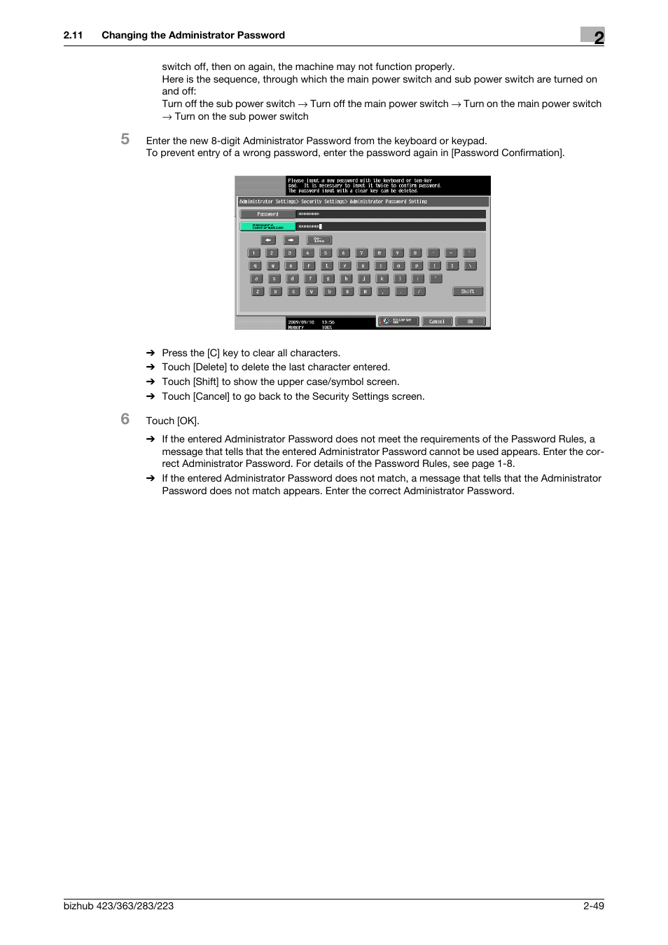 Konica Minolta BIZHUB 223 User Manual | Page 64 / 185