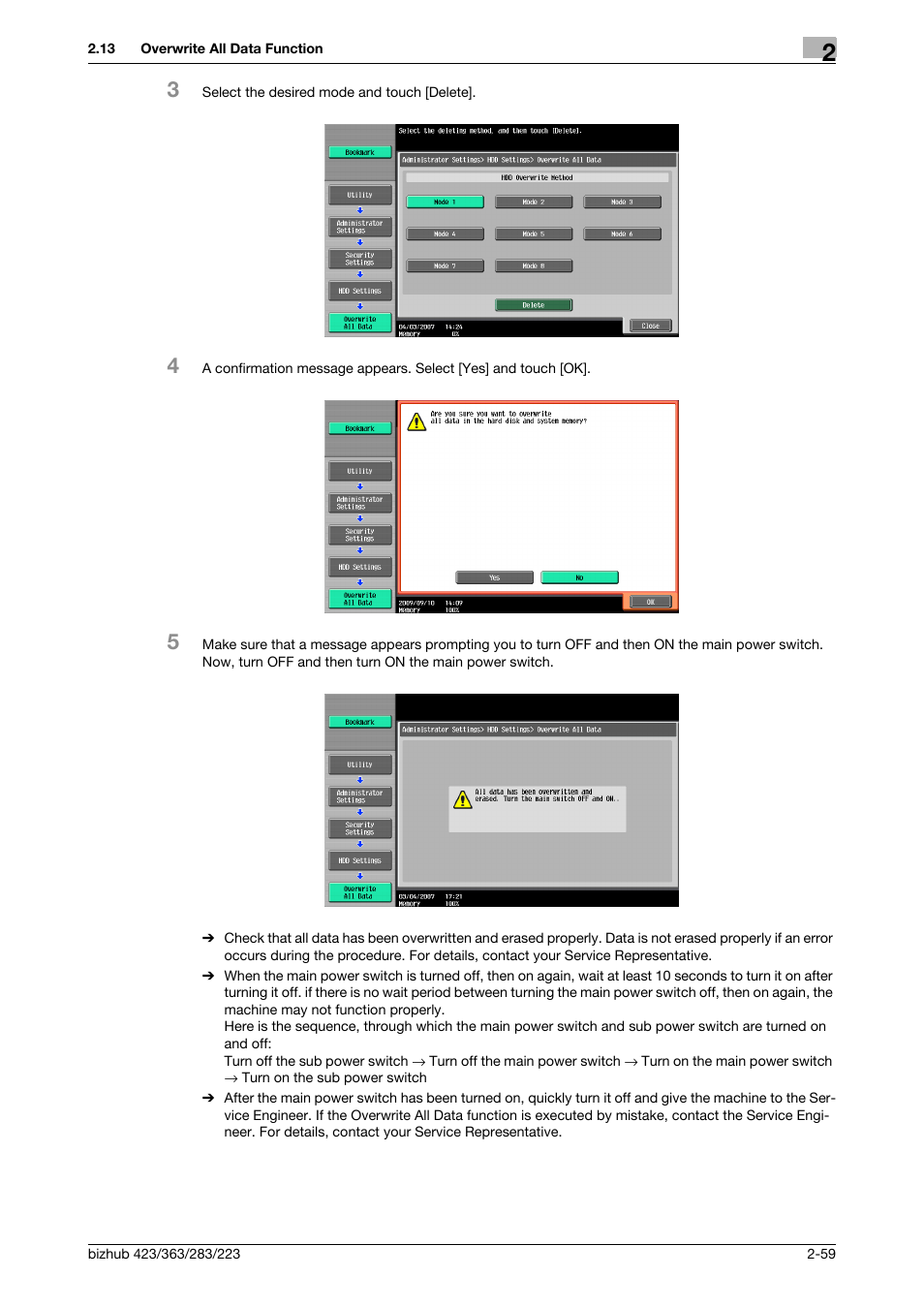 Konica Minolta BIZHUB 223 User Manual | Page 74 / 185