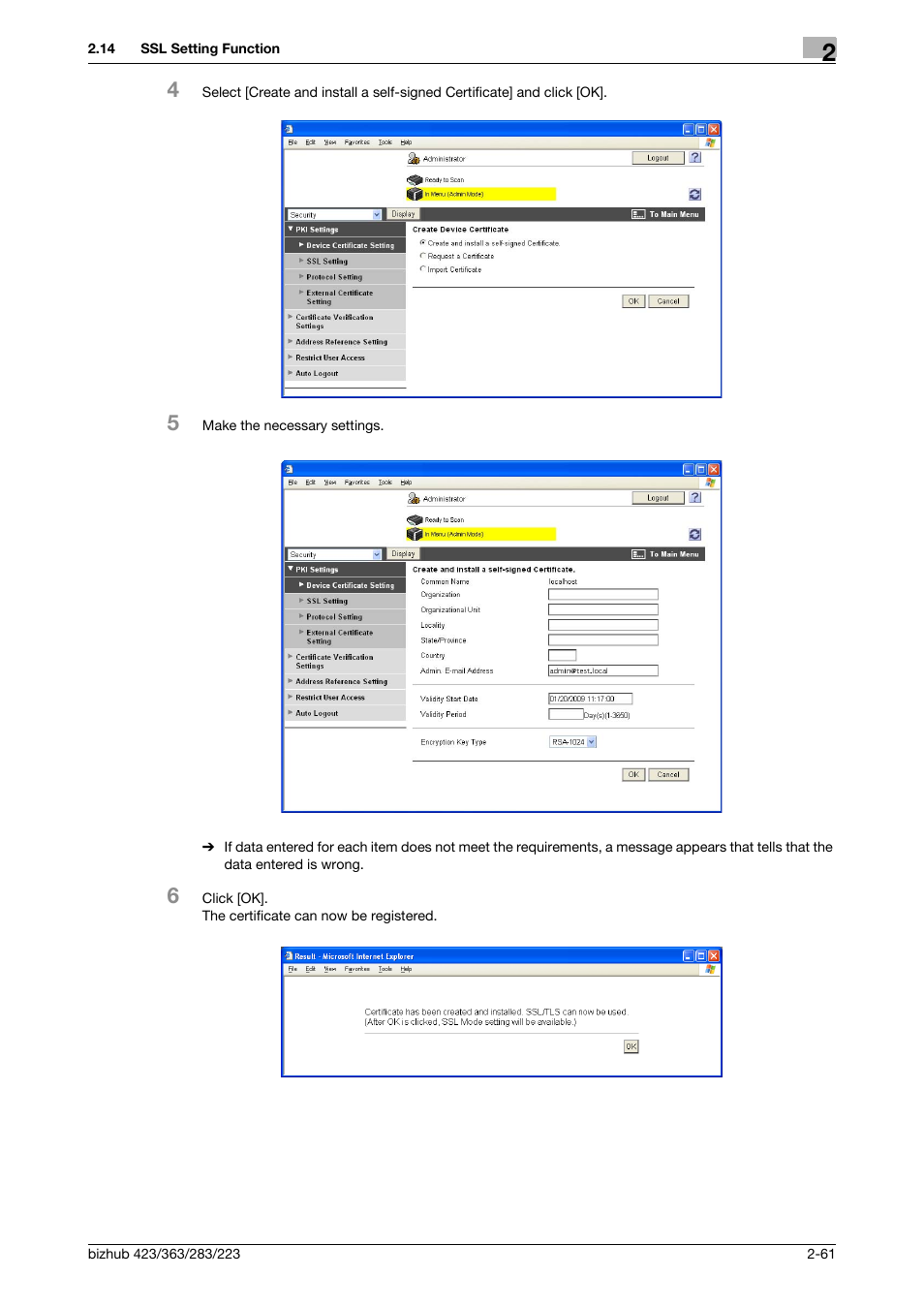 Konica Minolta BIZHUB 223 User Manual | Page 76 / 185