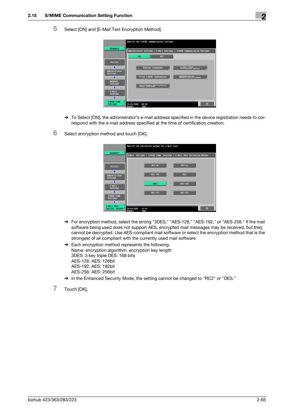 Konica Minolta BIZHUB 223 User Manual | Page 80 / 185