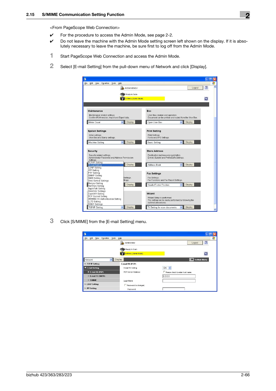 Konica Minolta BIZHUB 223 User Manual | Page 81 / 185