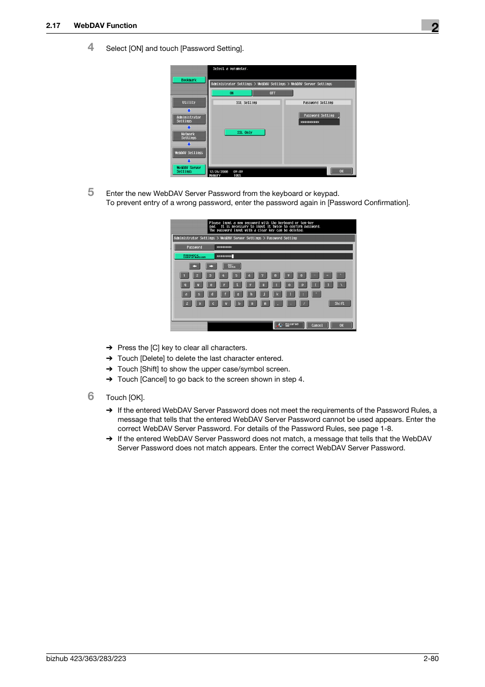 Konica Minolta BIZHUB 223 User Manual | Page 95 / 185