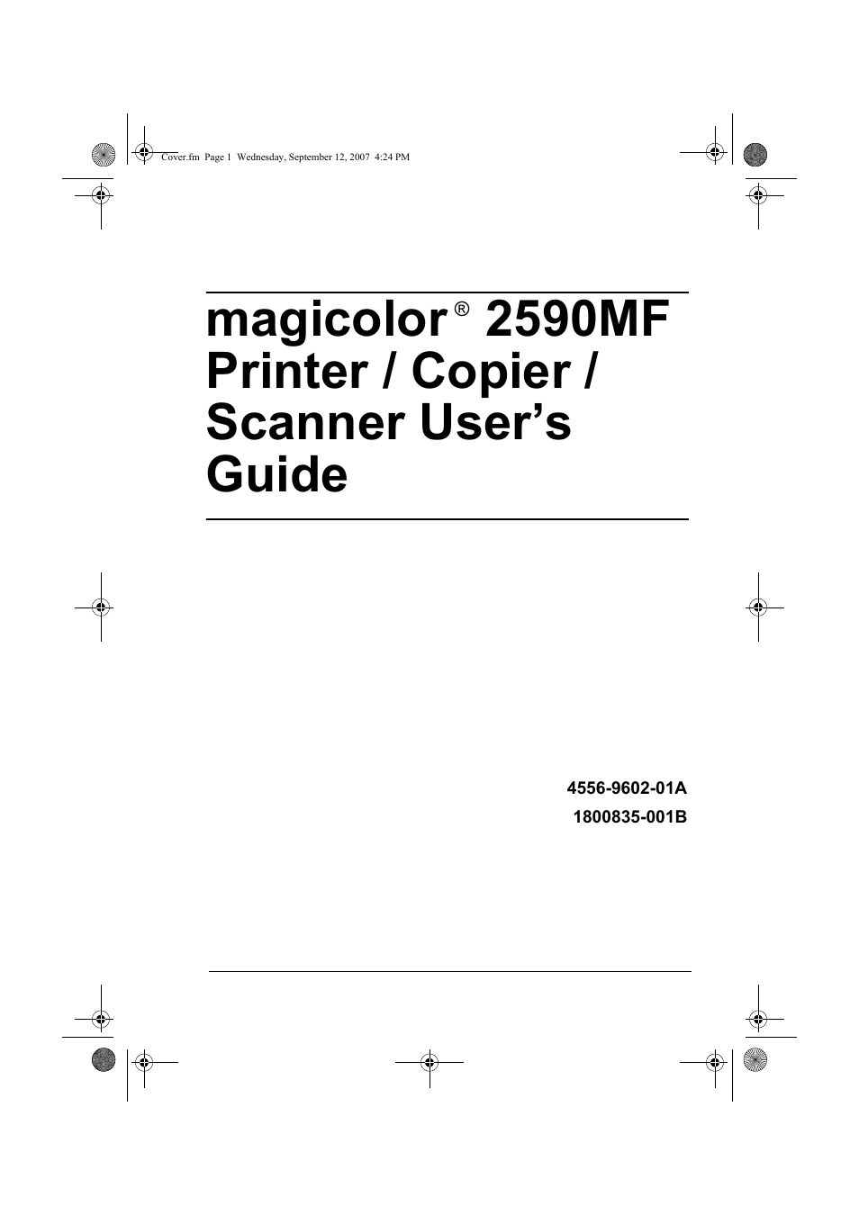 Konica Minolta magicolor 2590MF User Manual | 236 pages