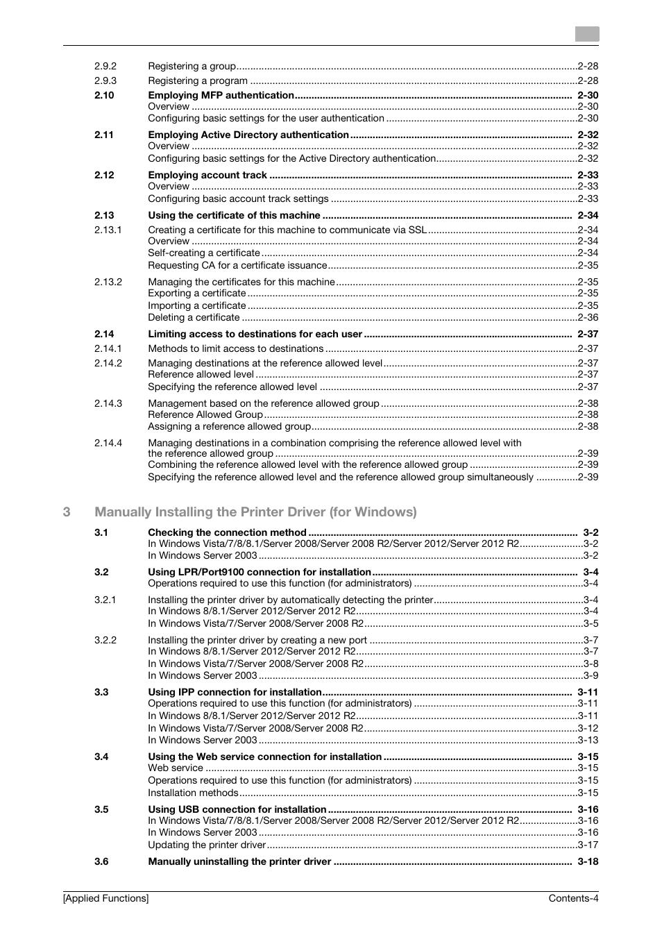 Konica Minolta bizhub 4750 User Manual | Page 5 / 149