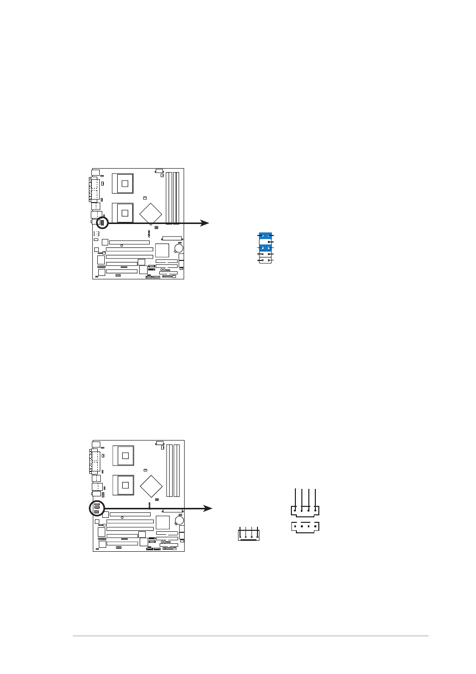 Ncch-dl front panel audio connector fp_audio1, Ncch-dl internal audio connectors | Asus AP1720-E2 User Manual | Page 101 / 156