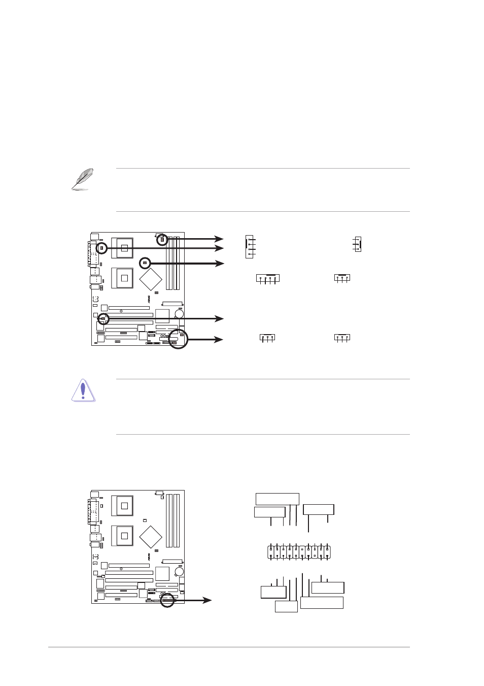 Ncch-dl fan connectors, Cpu_fan1 rear_fan1, Frnt_fan2 | Cpu_fan2 frnt_fan1, Rear_fan2, Ncch-dl system panel connector | Asus AP1720-E2 User Manual | Page 102 / 156