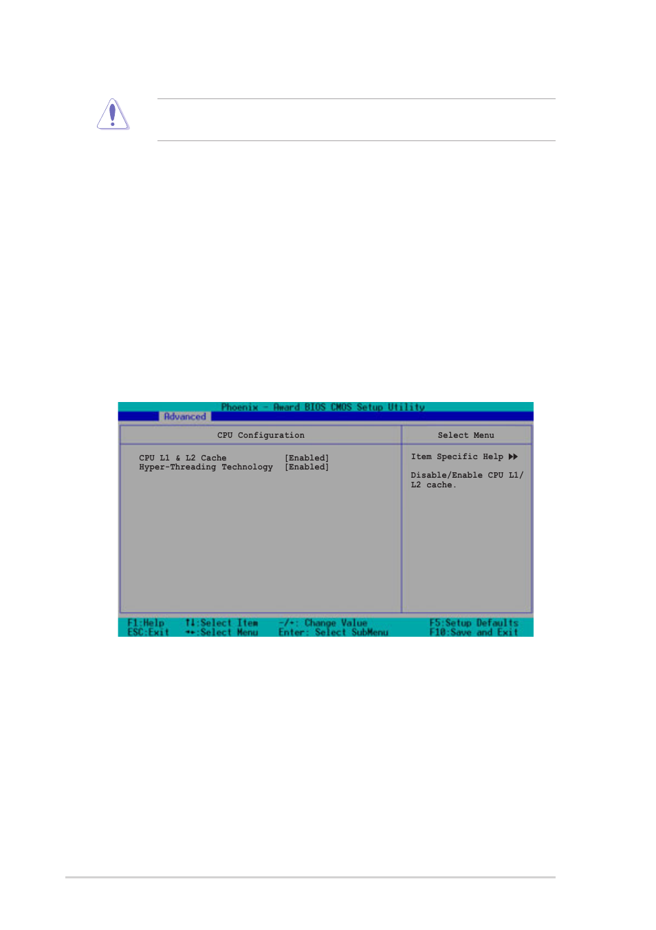 2 cpu configuration, Chipset vcore voltage [+1.6v, Dram vcore voltage [+2.6v | Cpu l1 & l2 cache [enabled, Hyper-threading technology [enabled | Asus AP1720-E2 User Manual | Page 122 / 156