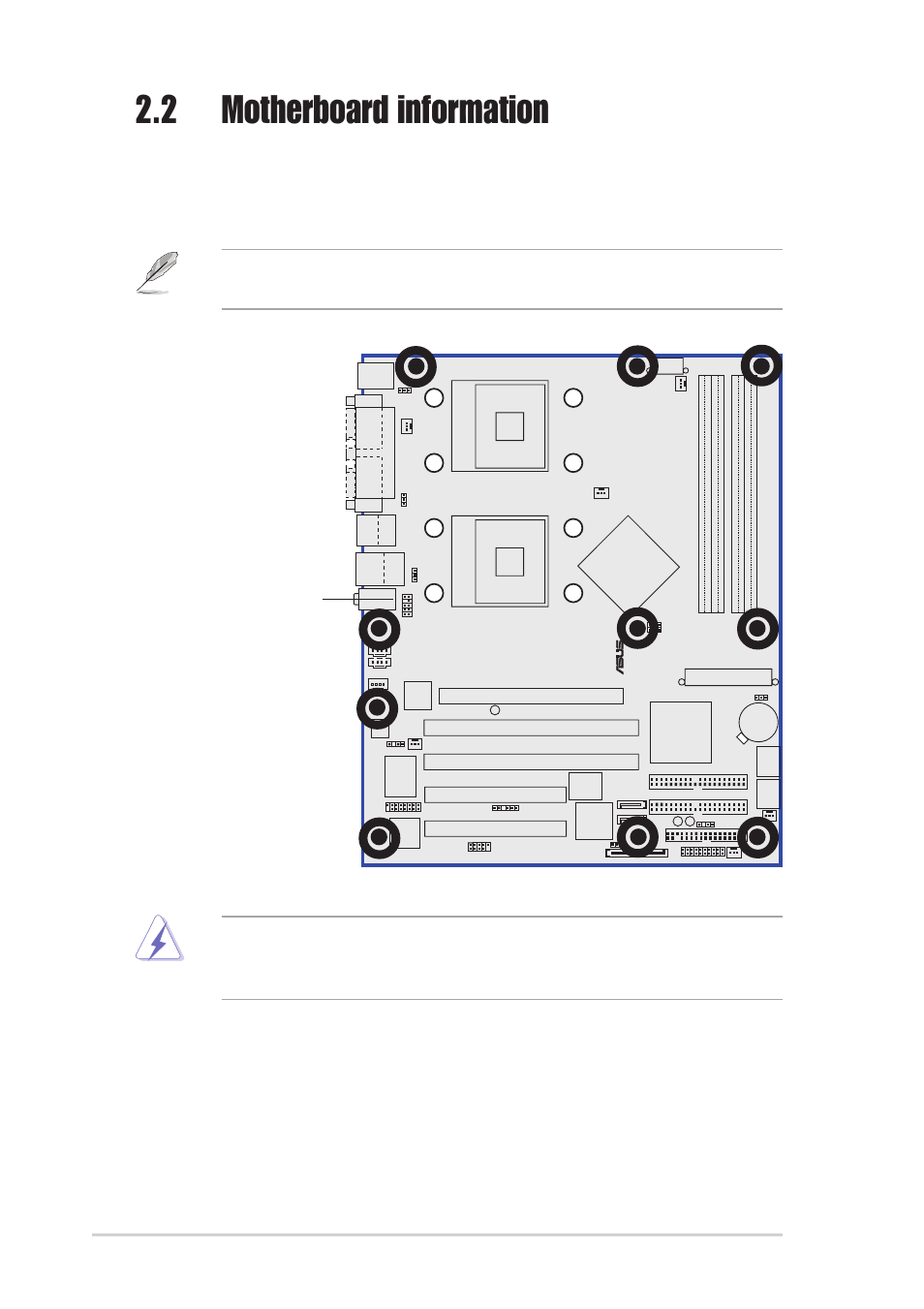 2 motherboard information | Asus AP1720-E2 User Manual | Page 24 / 156