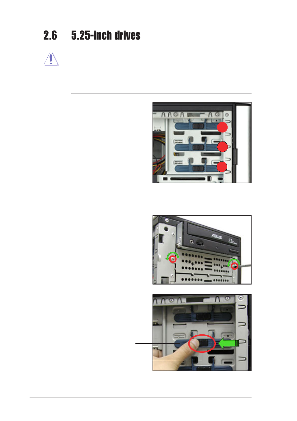 6 5.25-inch drives | Asus AP1720-E2 User Manual | Page 36 / 156