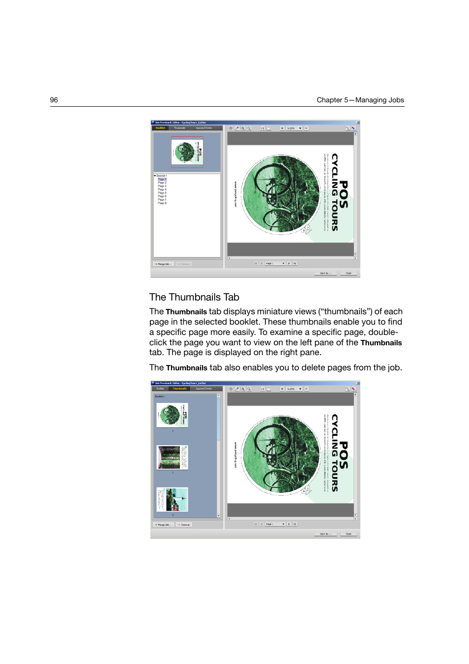 The thumbnails tab | Konica Minolta bizhub PRO C6500P User Manual | Page 104 / 266