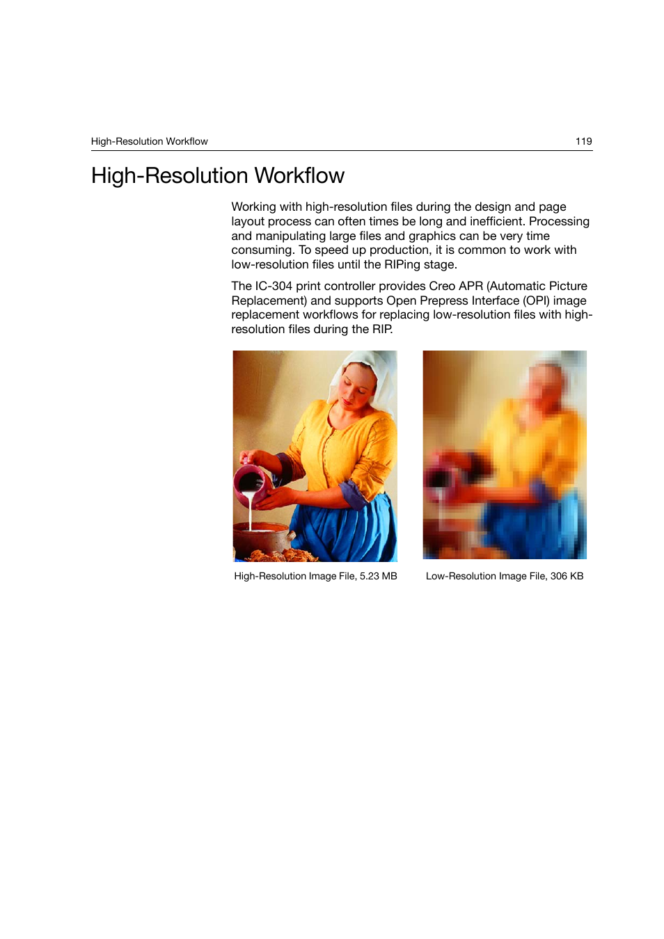 High-resolution workflow | Konica Minolta bizhub PRO C6500P User Manual | Page 127 / 266