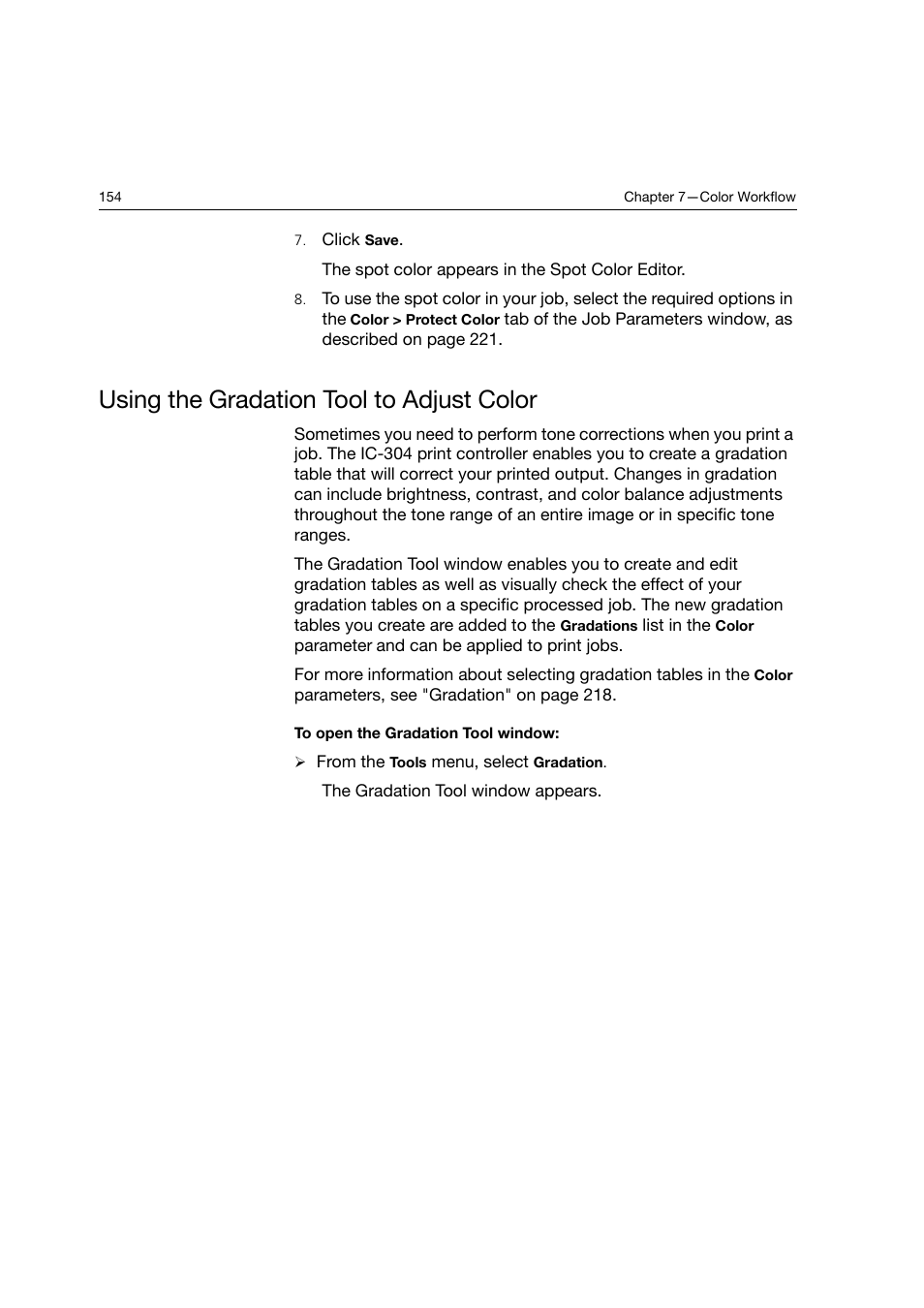 Using the gradation tool to adjust color | Konica Minolta bizhub PRO C6500P User Manual | Page 162 / 266