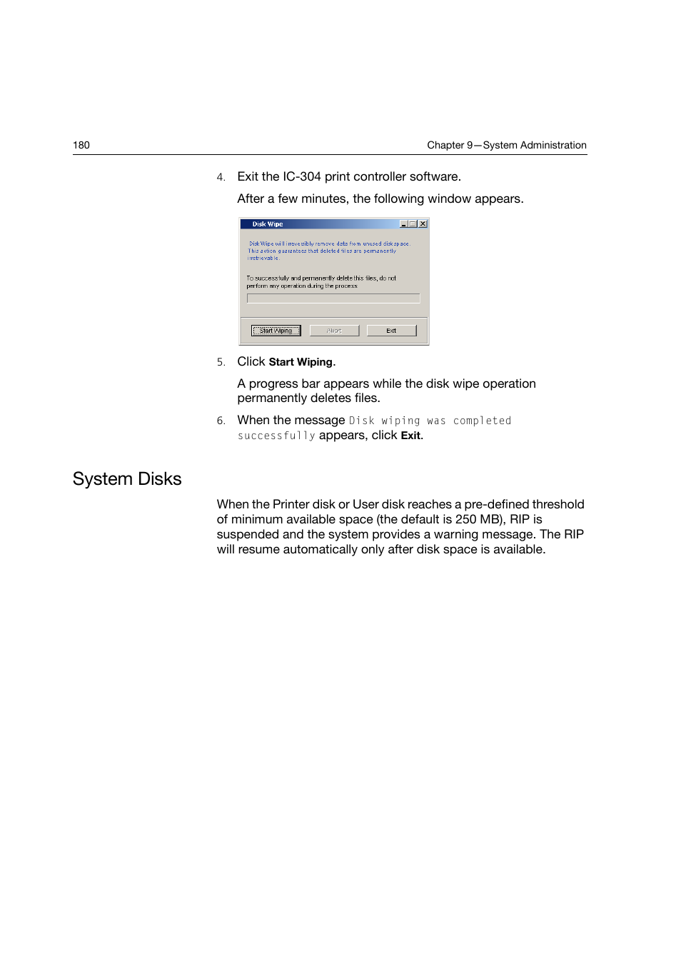 System disks | Konica Minolta bizhub PRO C6500P User Manual | Page 188 / 266