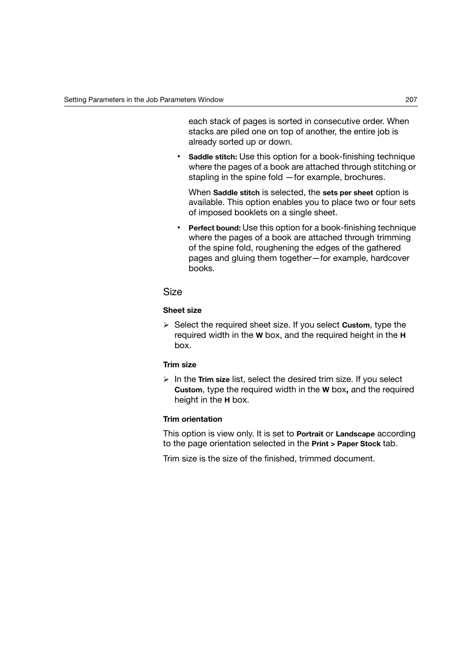 Size | Konica Minolta bizhub PRO C6500P User Manual | Page 215 / 266