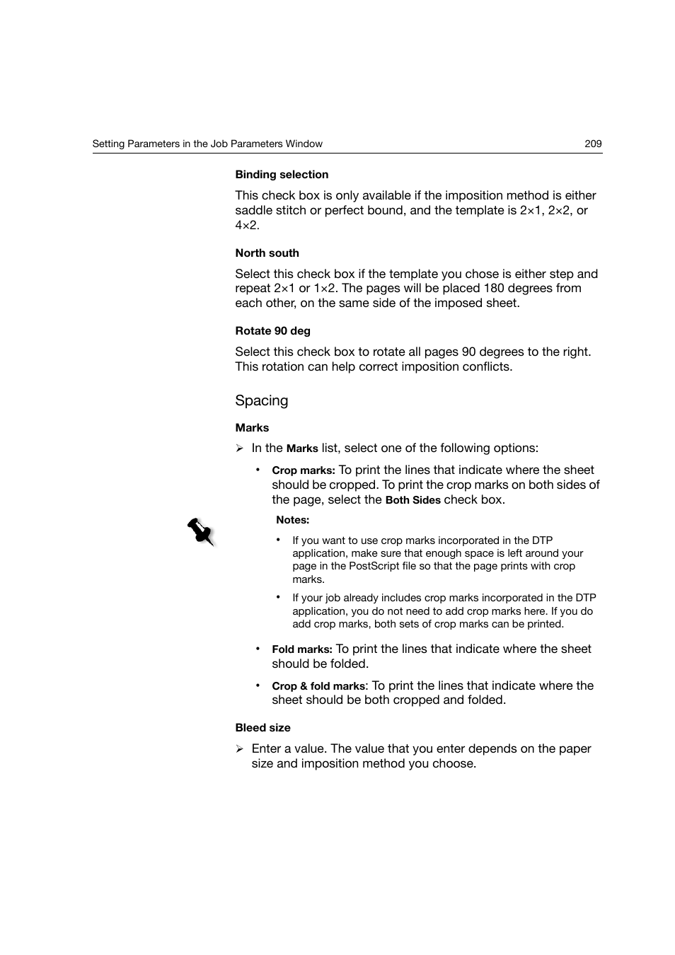 Spacing | Konica Minolta bizhub PRO C6500P User Manual | Page 217 / 266