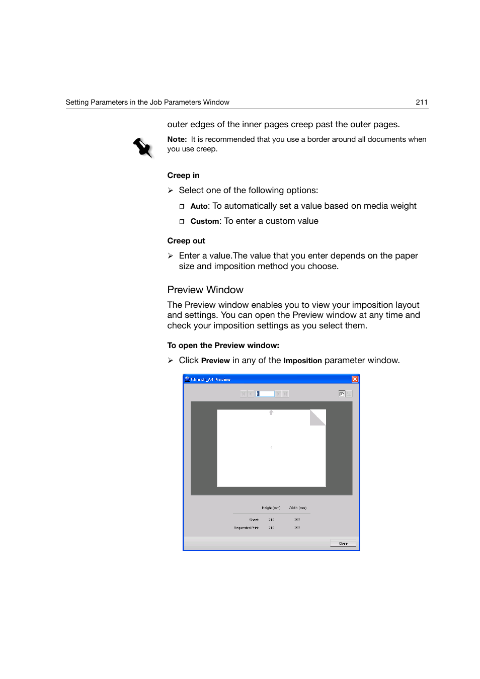 Preview window | Konica Minolta bizhub PRO C6500P User Manual | Page 219 / 266