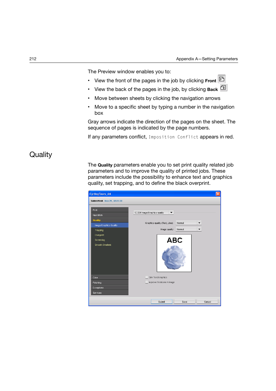 Quality | Konica Minolta bizhub PRO C6500P User Manual | Page 220 / 266