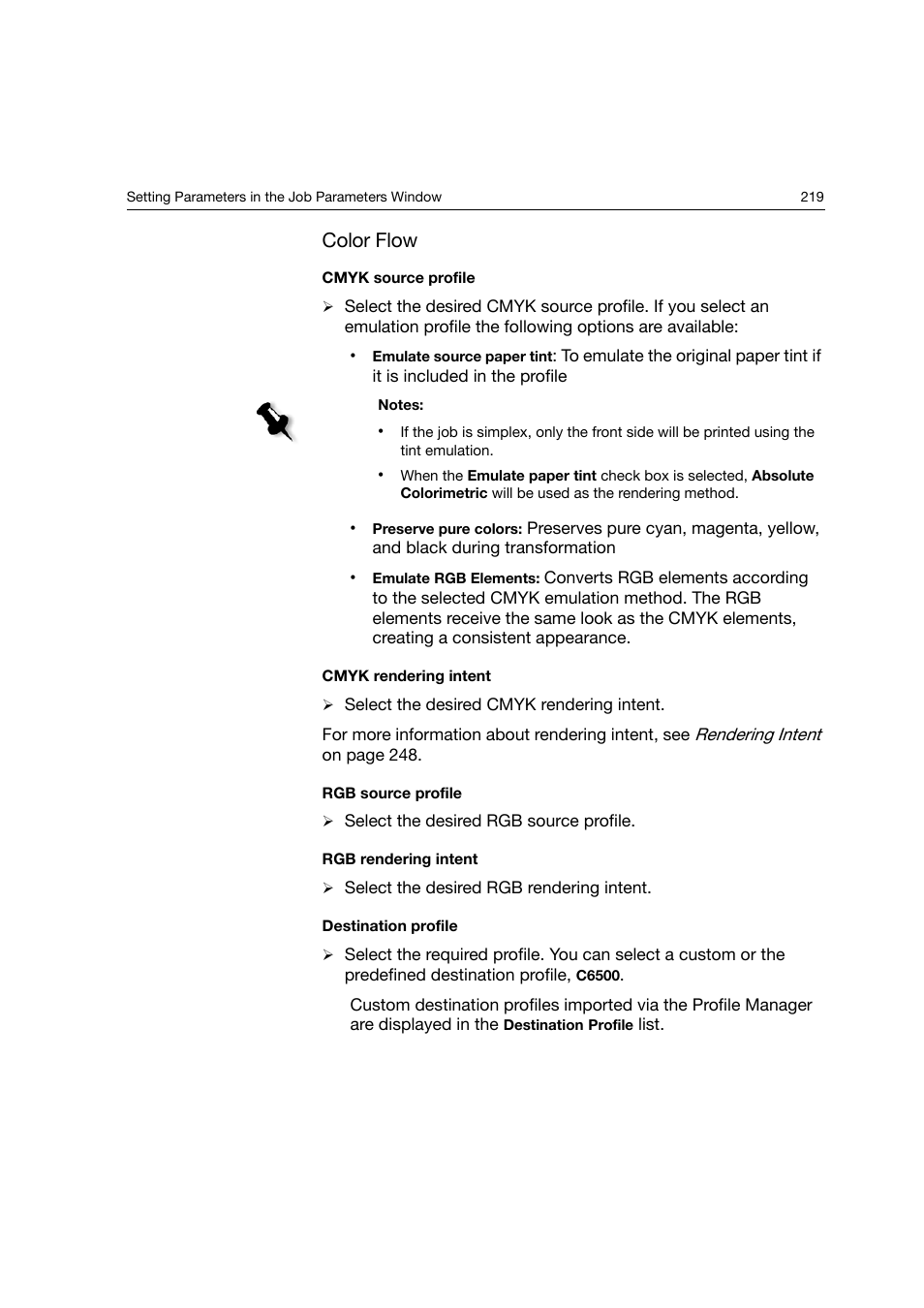 Color flow | Konica Minolta bizhub PRO C6500P User Manual | Page 227 / 266
