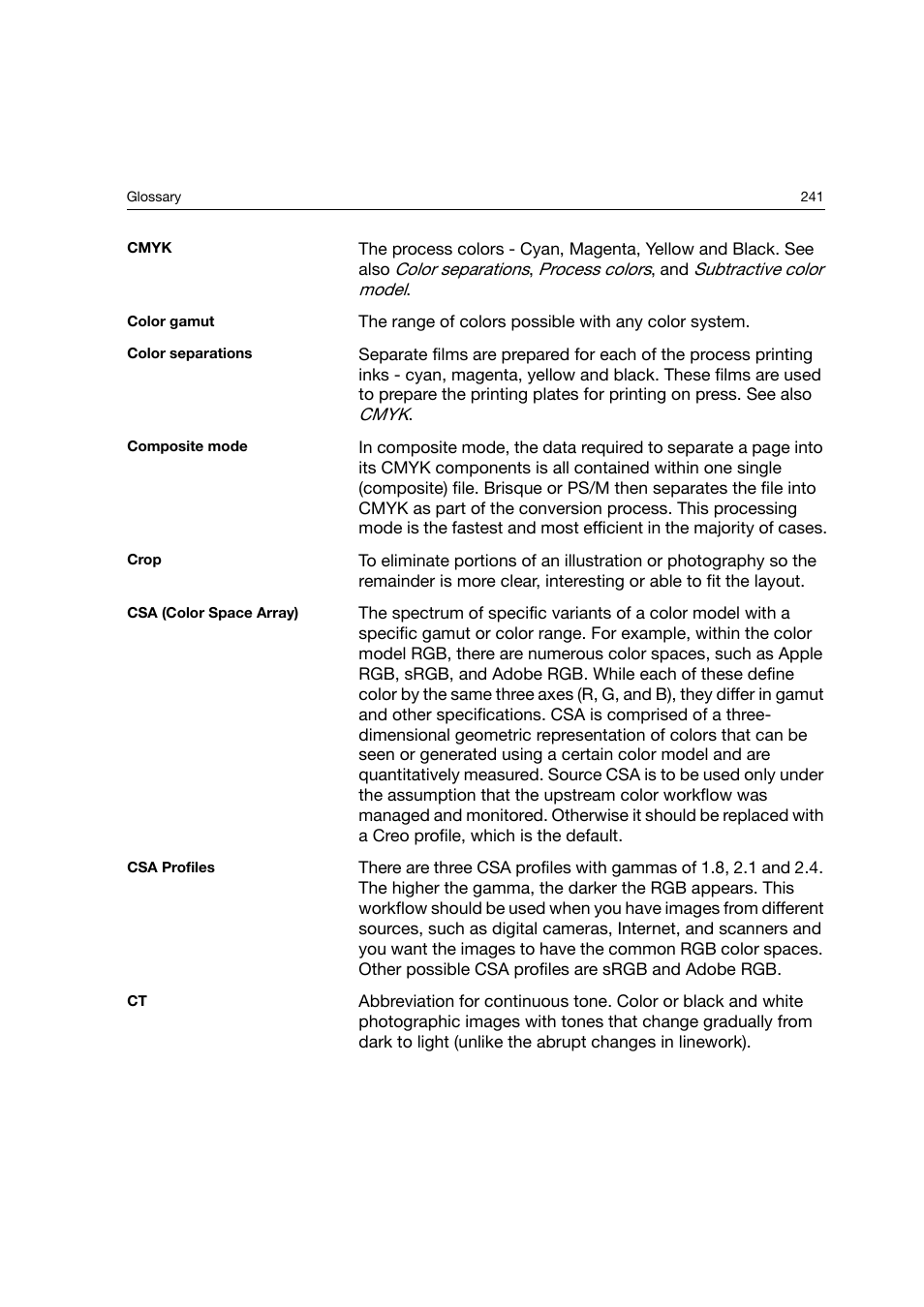 Cmyk | Konica Minolta bizhub PRO C6500P User Manual | Page 249 / 266