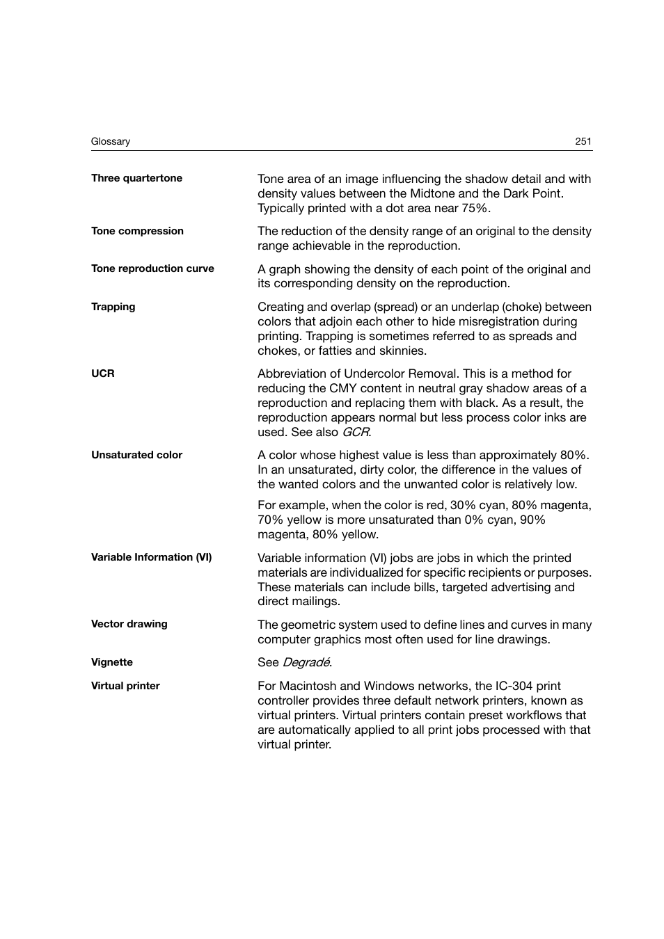 E also, Trapping | Konica Minolta bizhub PRO C6500P User Manual | Page 259 / 266