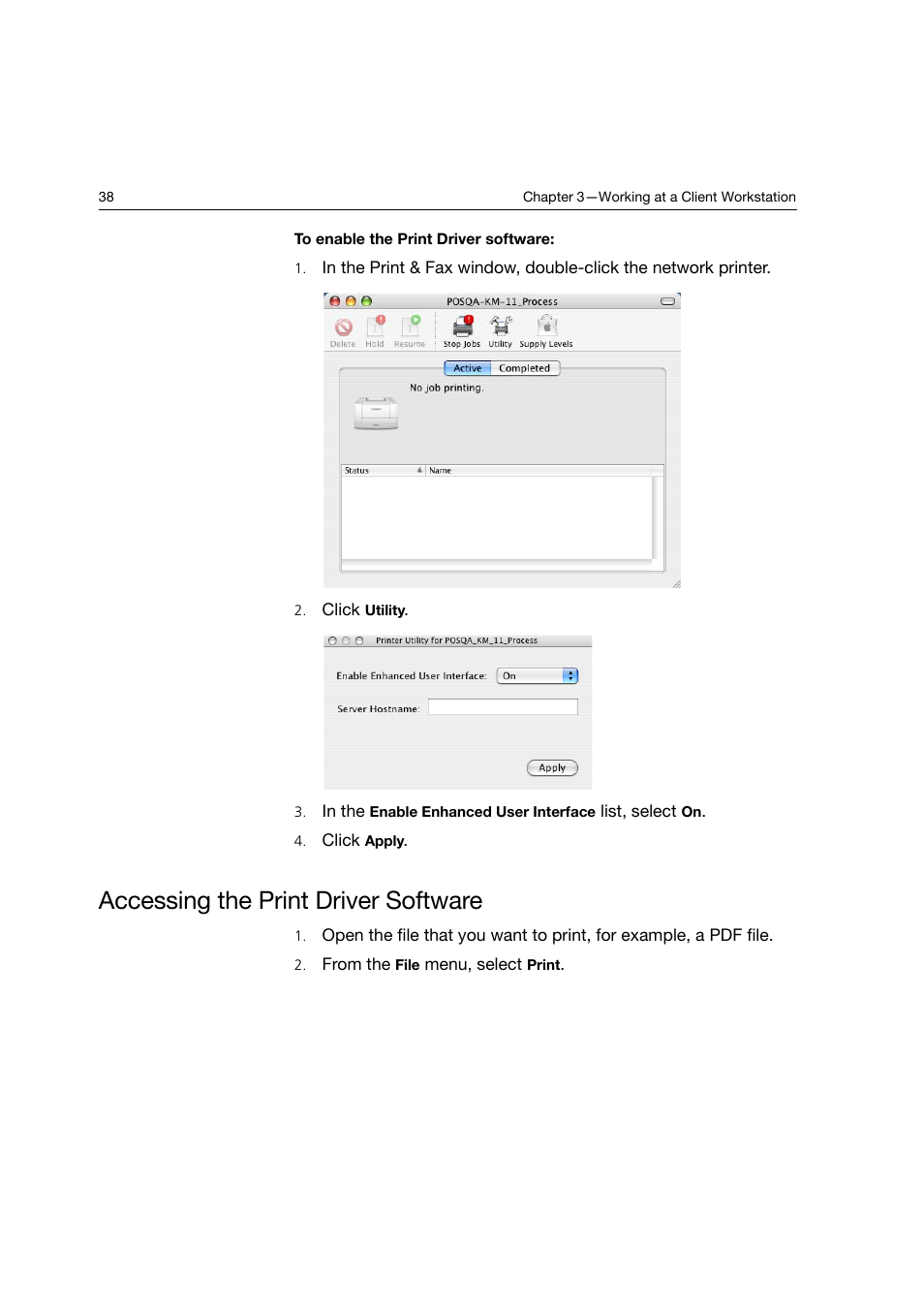 Accessing the print driver software | Konica Minolta bizhub PRO C6500P User Manual | Page 46 / 266