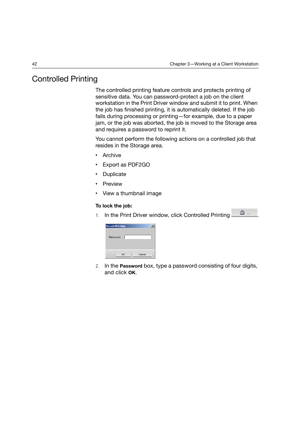 Controlled printing | Konica Minolta bizhub PRO C6500P User Manual | Page 50 / 266