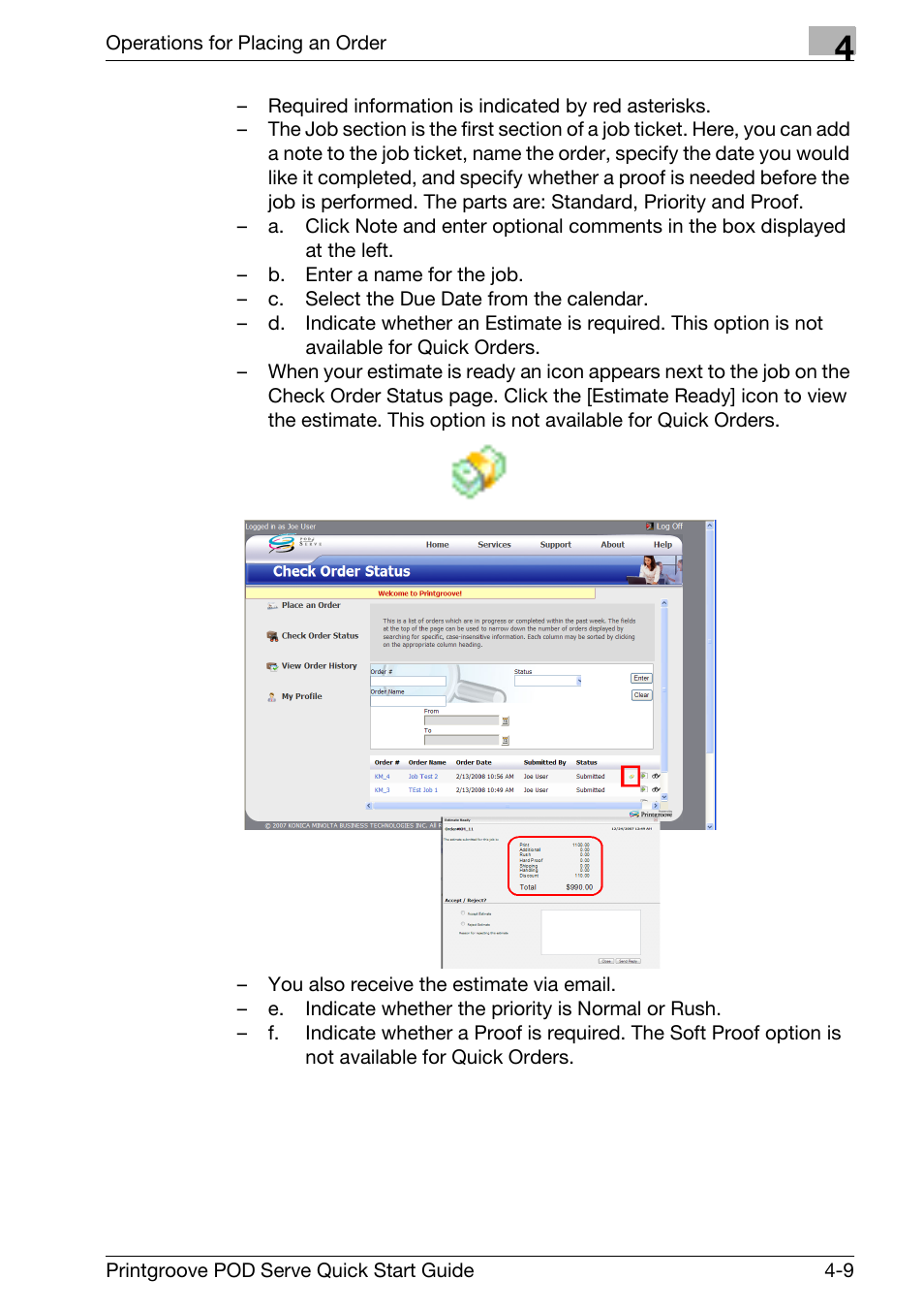 Konica Minolta Printgroove POD User Manual | Page 58 / 70