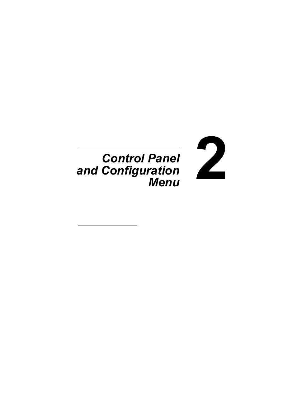 Ch.2 control panel and configuration menu, 2 control panel and configuration menu | Konica Minolta bizhub C20X User Manual | Page 27 / 346