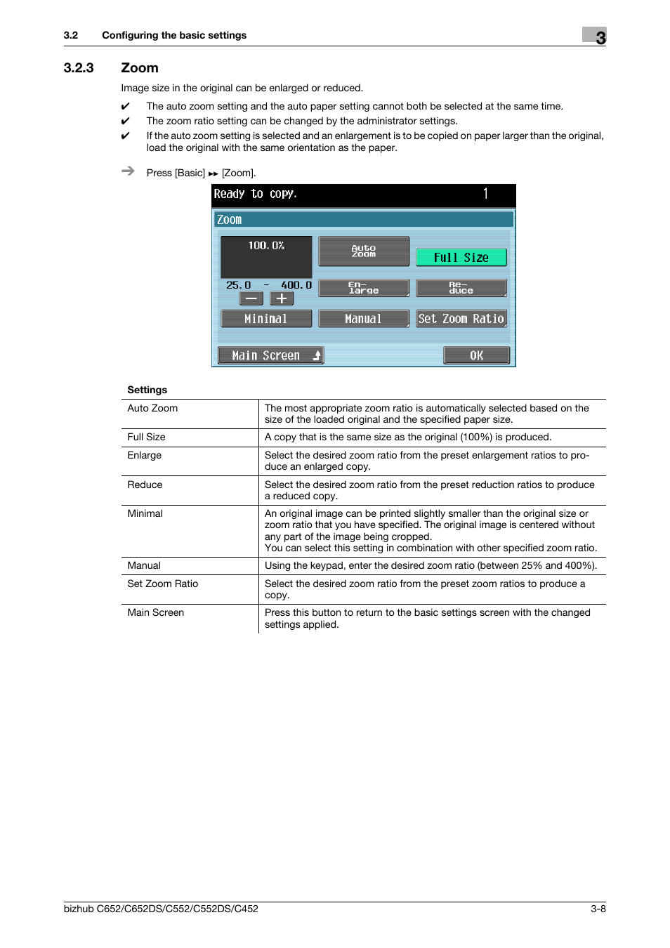 3 zoom, Zoom -8, P. 3-8 | Konica Minolta BIZHUB C652DS User Manual | Page 29 / 64