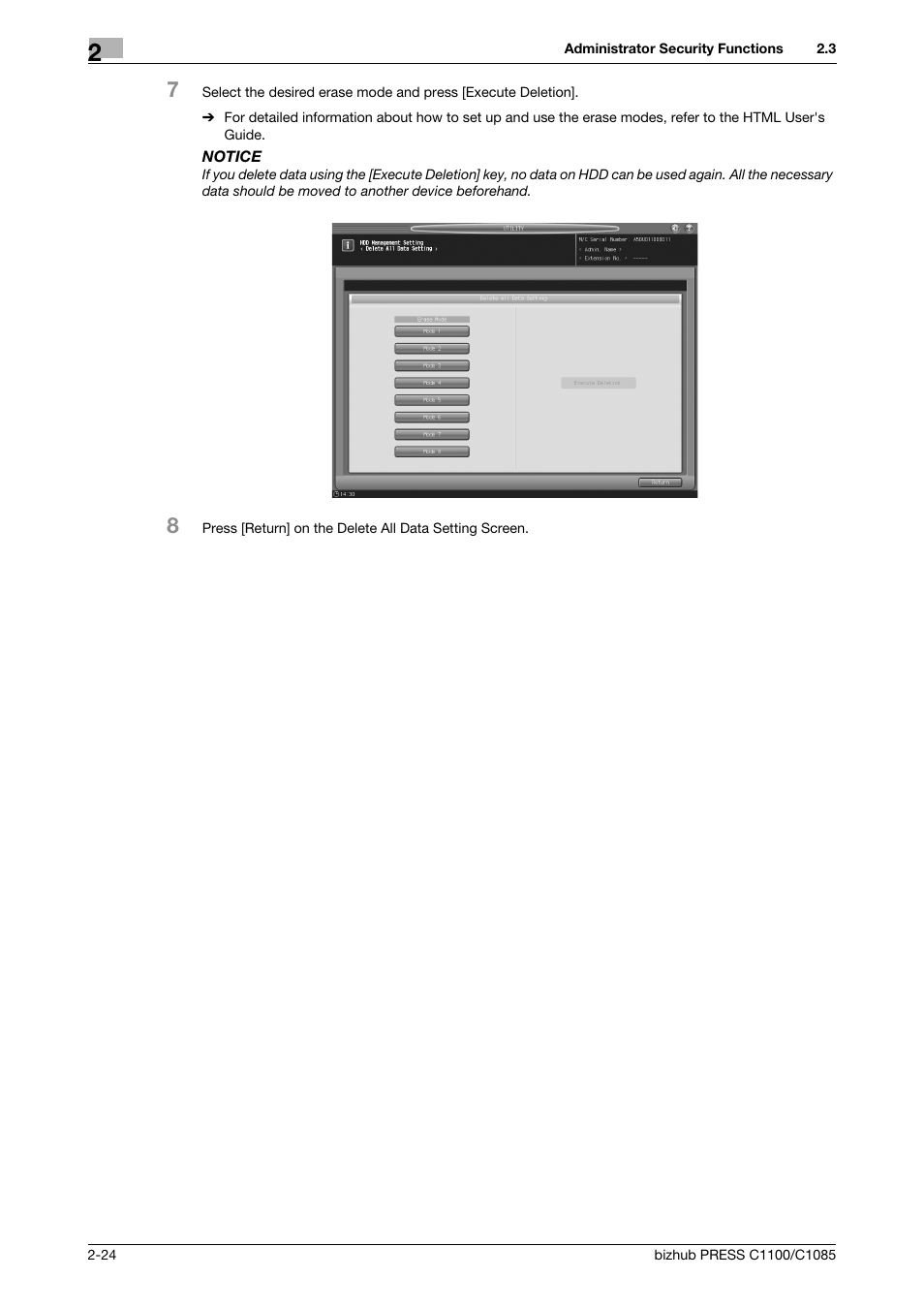 Konica Minolta bizhub PRESS C1100 User Manual | Page 34 / 72