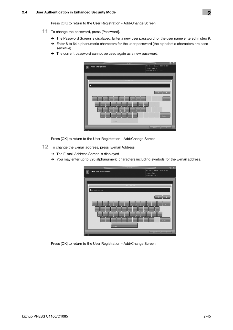 Konica Minolta bizhub PRESS C1100 User Manual | Page 55 / 72