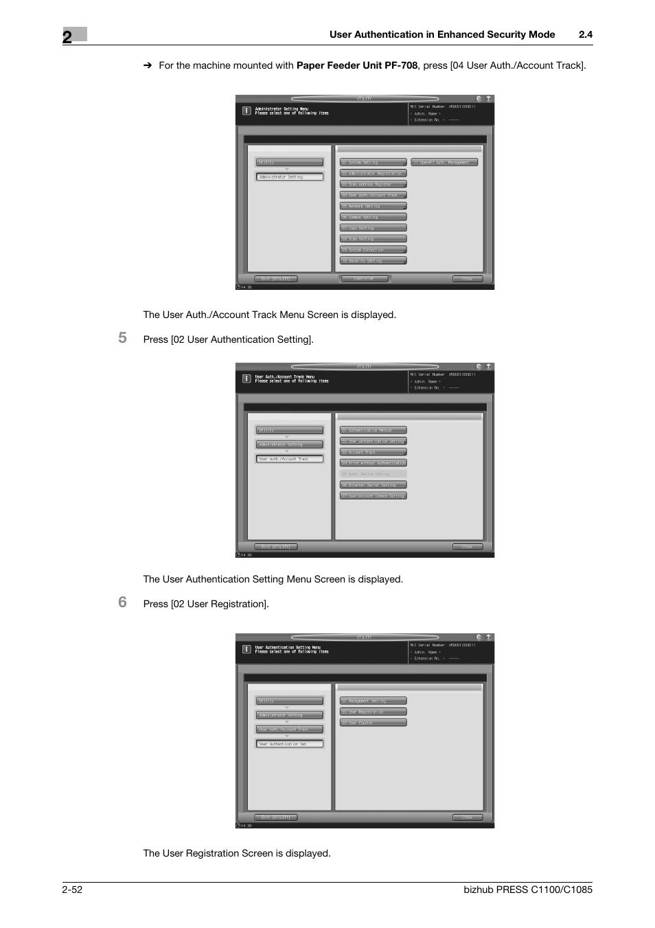 Konica Minolta bizhub PRESS C1100 User Manual | Page 62 / 72